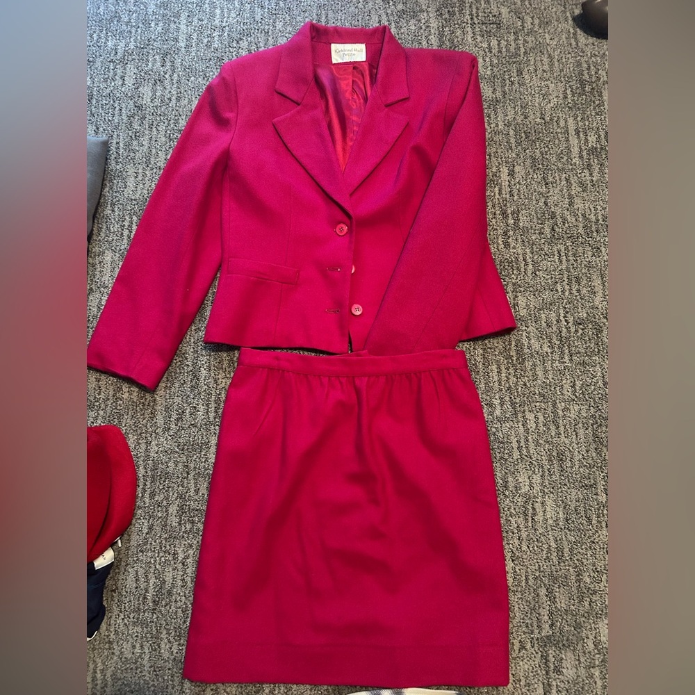 Vintage 1970s 100% Wool Kirkland Signature Suit Set